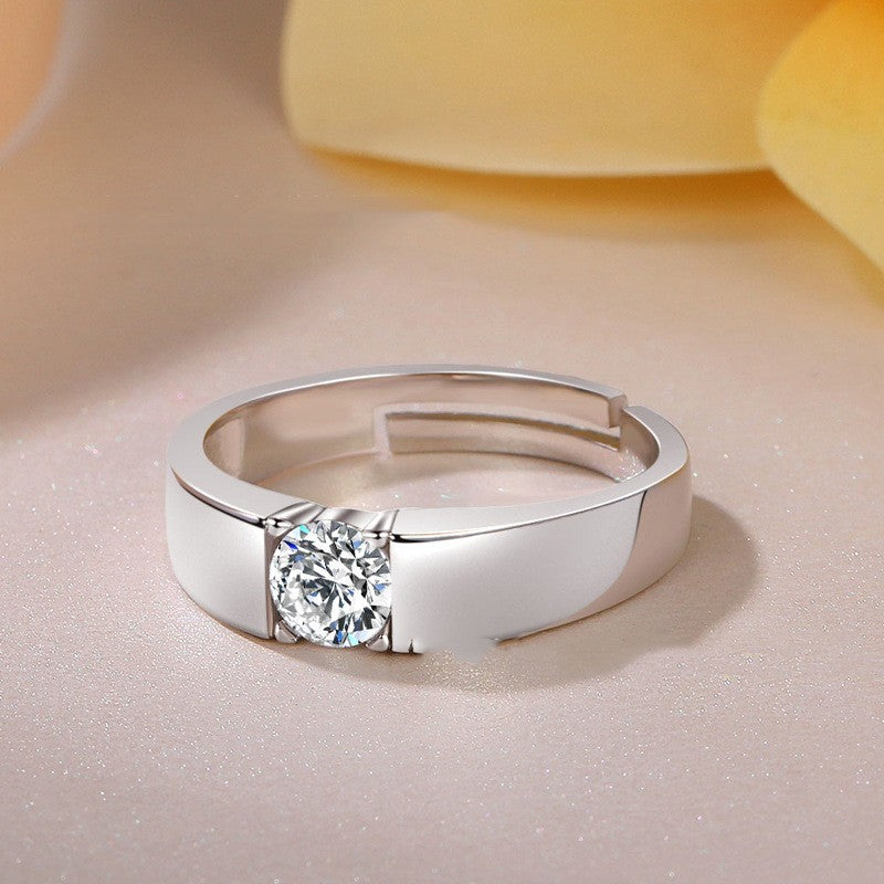 Free Size Stone Ring Version Men