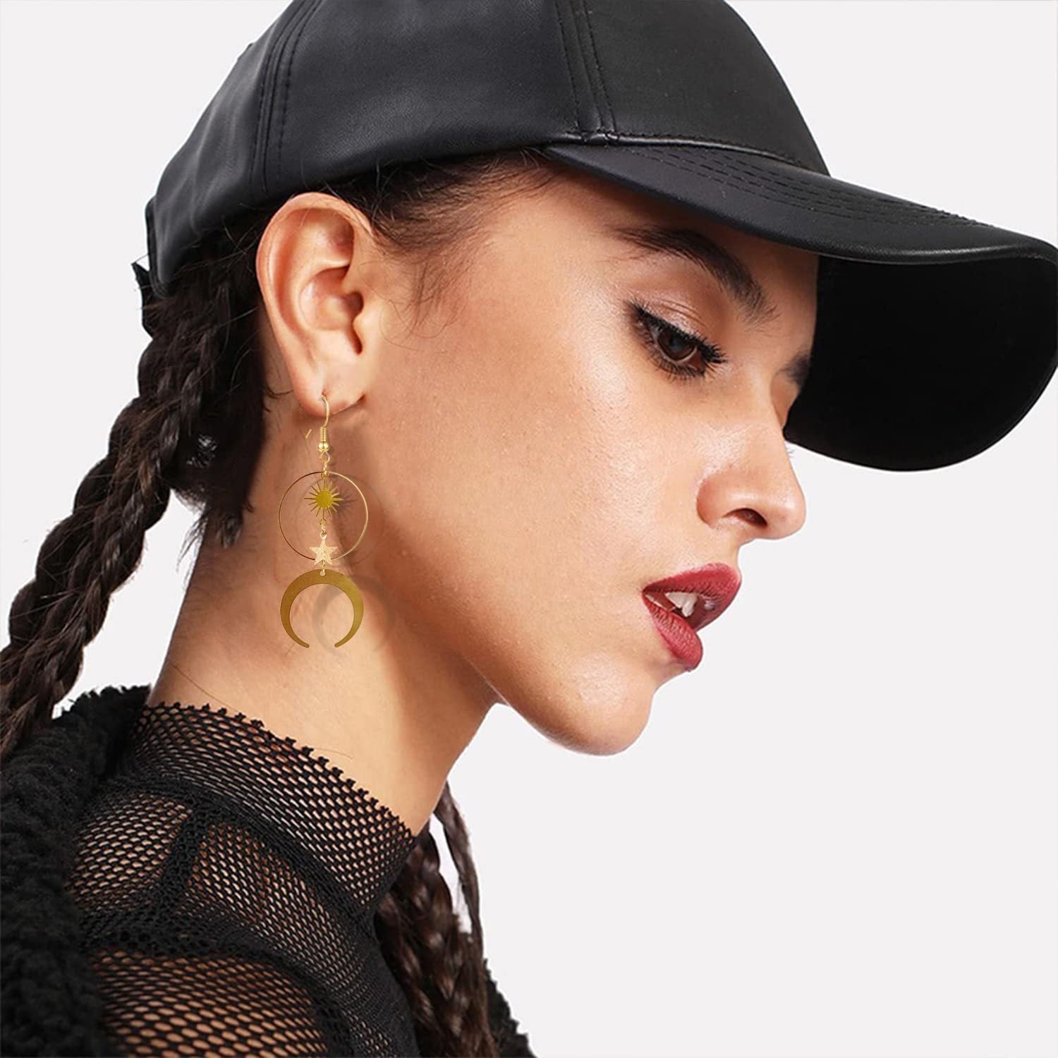 Bohemian Sun And Moon Earrings For Women