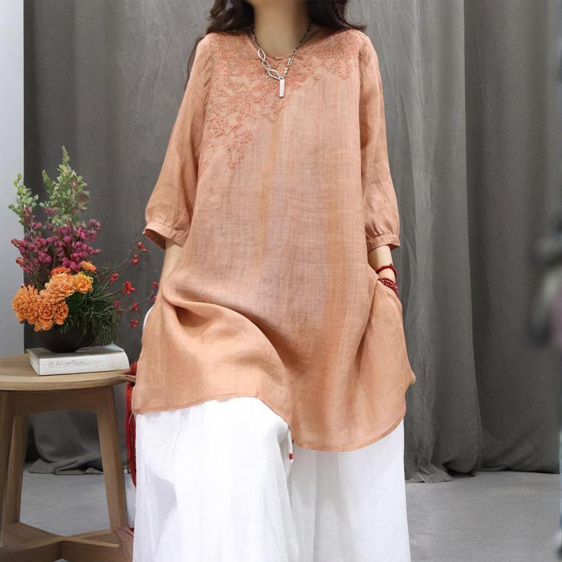 Women's Solid Color Round