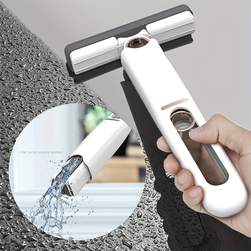 Mini Mop, Lazy Hand Wash-Free Strong Absorbent Mop Multifunction Portable Squeeze Cleaning Mop Desk Window