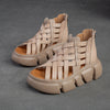 Woven Hollowed Sandals Thick Bottom Breathable