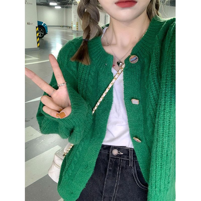 Retro Sweater Cardigan Coat Women