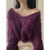 Purple  Sweater Women's