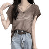 Loose Short-sleeved Sweater For Women Spring New Outerwear