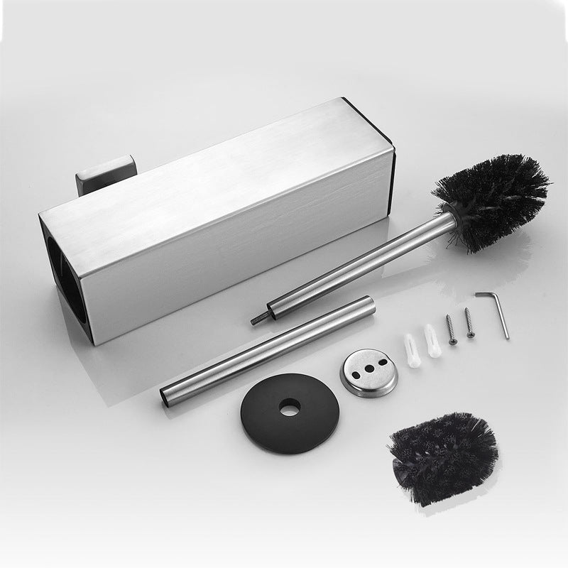 Stainless Steel Floor Toilet Brush Toilet Cleaning Brush Suit