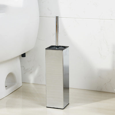 Stainless Steel Floor Toilet Brush Toilet Cleaning Brush Suit