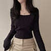 Retro Twist Knitted Sweater