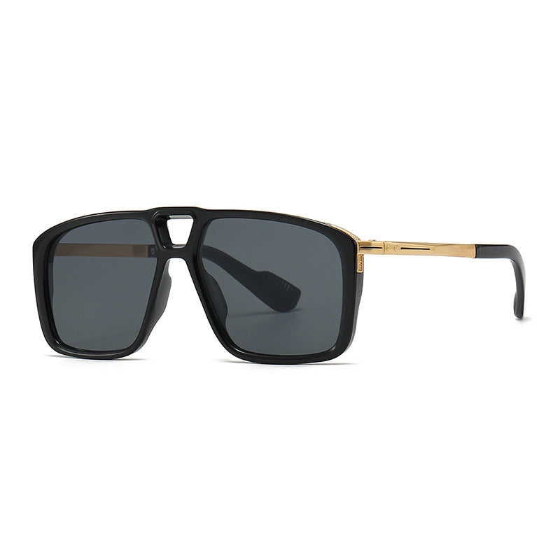 Men's Retro Double Square Sunglasses
