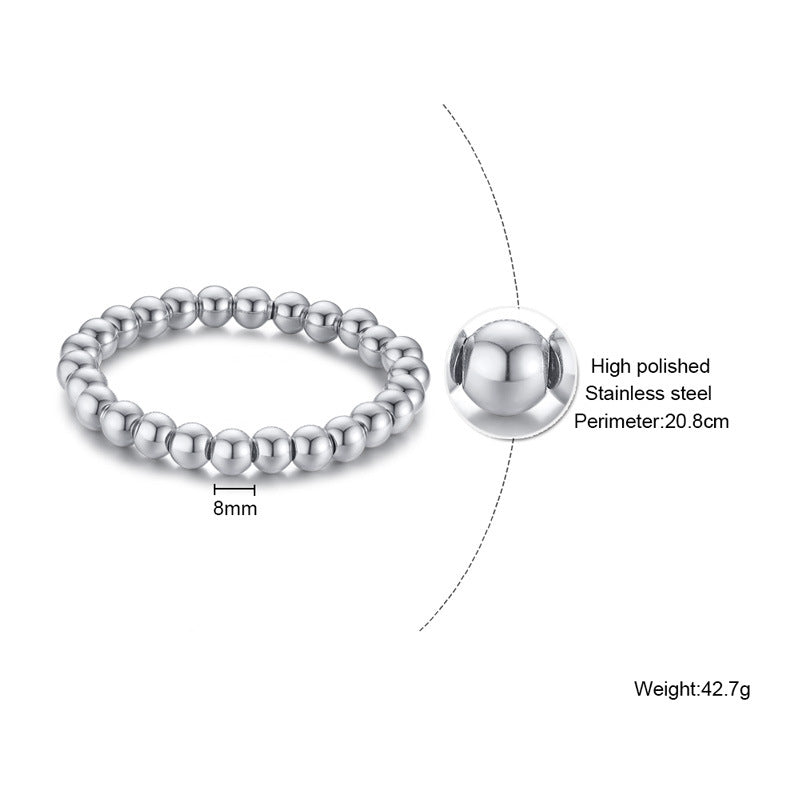 Fashion Titanium Steel Bracelet Men's And Women's Vintage Jewelry