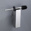 Stainless Steel Floor Toilet Brush Toilet Cleaning Brush Suit