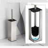Stainless Steel Floor Toilet Brush Toilet Cleaning Brush Suit
