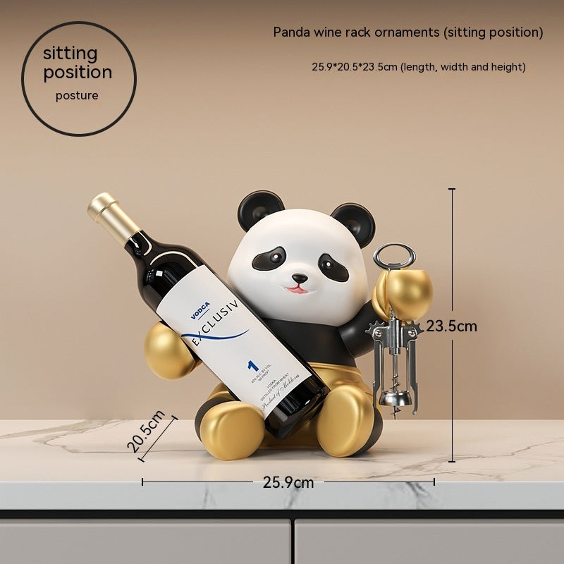 Panda Home Entrance Cabinet Key Storage Ornaments