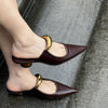 Pointed-toe Slippers Women