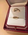 Simple Men And Women Couples Ring Rose Gold Light Luxury