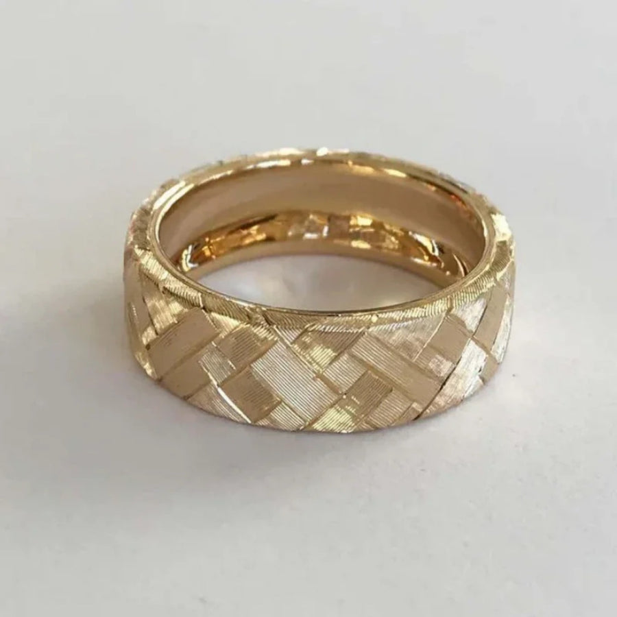 Retro Affordable Luxury Woven Ring For Women