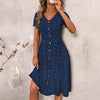 Fashion Sexy Polka Dot Women's Clothing Dress