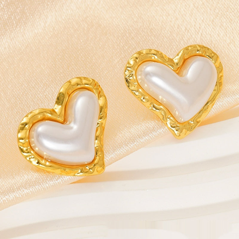 Love Butterfly Multi-layer Line Irregular Ear Studs