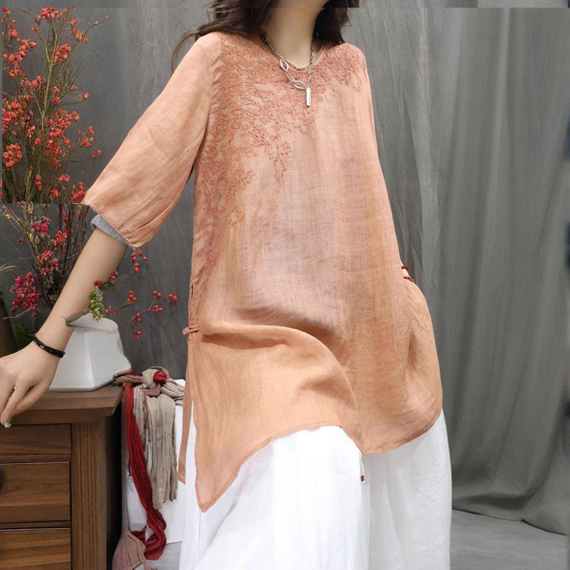 Women's Solid Color Round