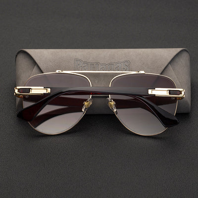 Fashion Women Retro Round Frame Frog Sunglasses