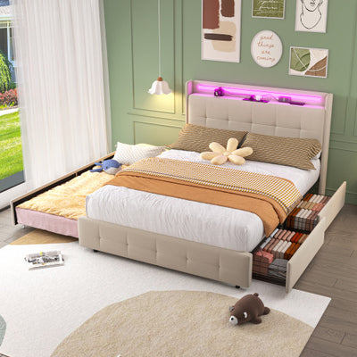 Holzlattenrost Gepolstertes Bett