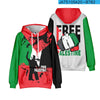 Palestinian Refueling Polyester Fiber Hoodie Jacket