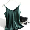 Italian Camisole Women's V-neck Brace Basic White Vest