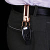 Leather Belt Key Buckle High-end Men's
