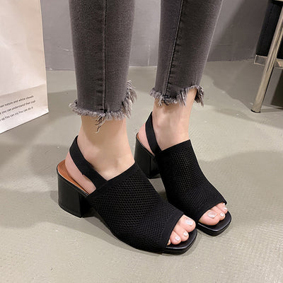 American Flying Woven High Heel