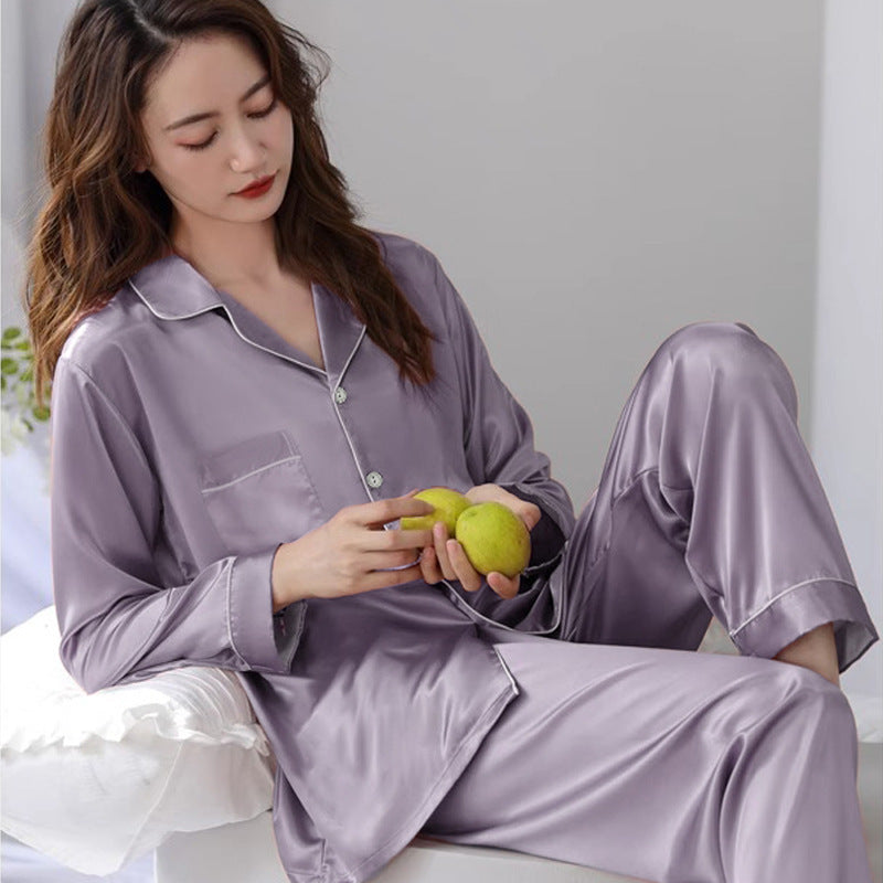 Simple Ice Silk Leisure Homewear