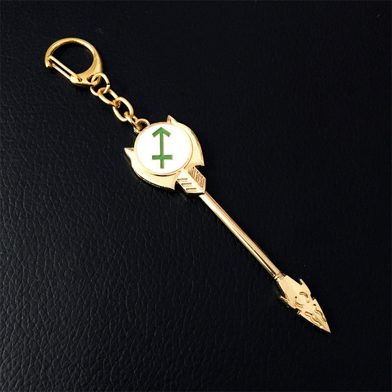 Creative Fashion Twelve Constellation Modeling Alloy Key Ring