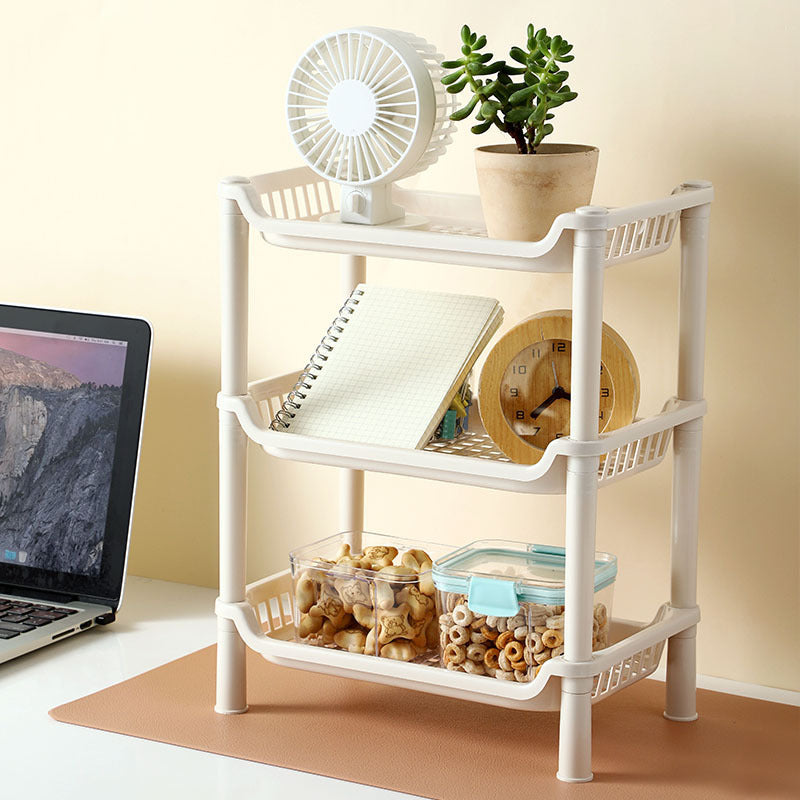 Home Multifunctional Desktop Storage Basket Shelf