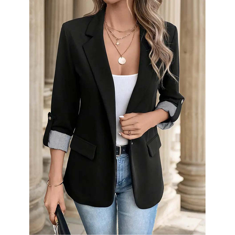 Women's Casual Blazers Open Front Long Sleeve