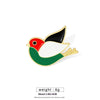 Free Palestine Flag Brooch Gold Badge Clothes Accessories Pin