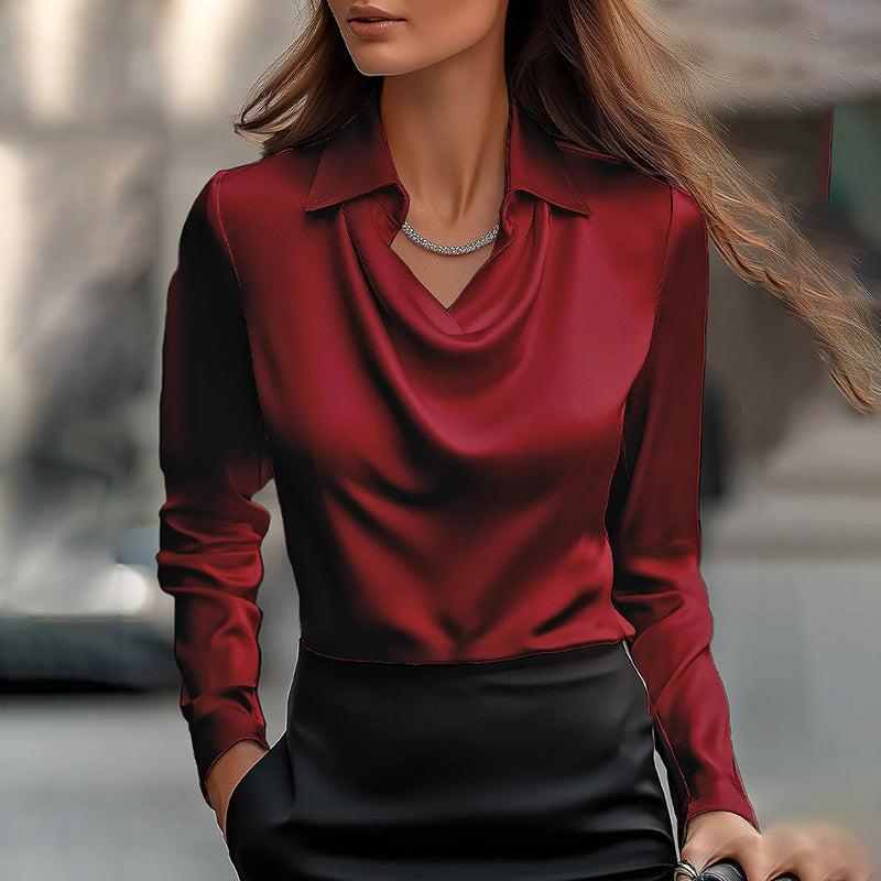 Women's Elegant Long Sleeve Blouse