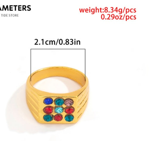 New Korean Style Ins Style Fashion Ring Men