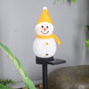 Outdoor LED Solar Snowman Light Landscape Lamp