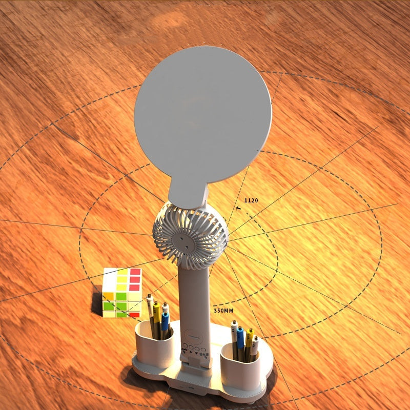 LED Clock Table Lamp USB Chargeable Dimmable Desk Lamp