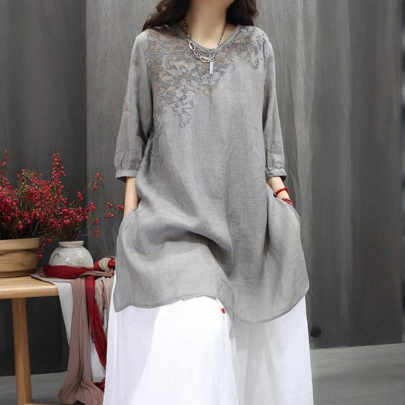 Women's Solid Color Round