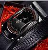 Men's leather belt