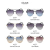 Fashion Women Retro Round Frame Frog Sunglasses