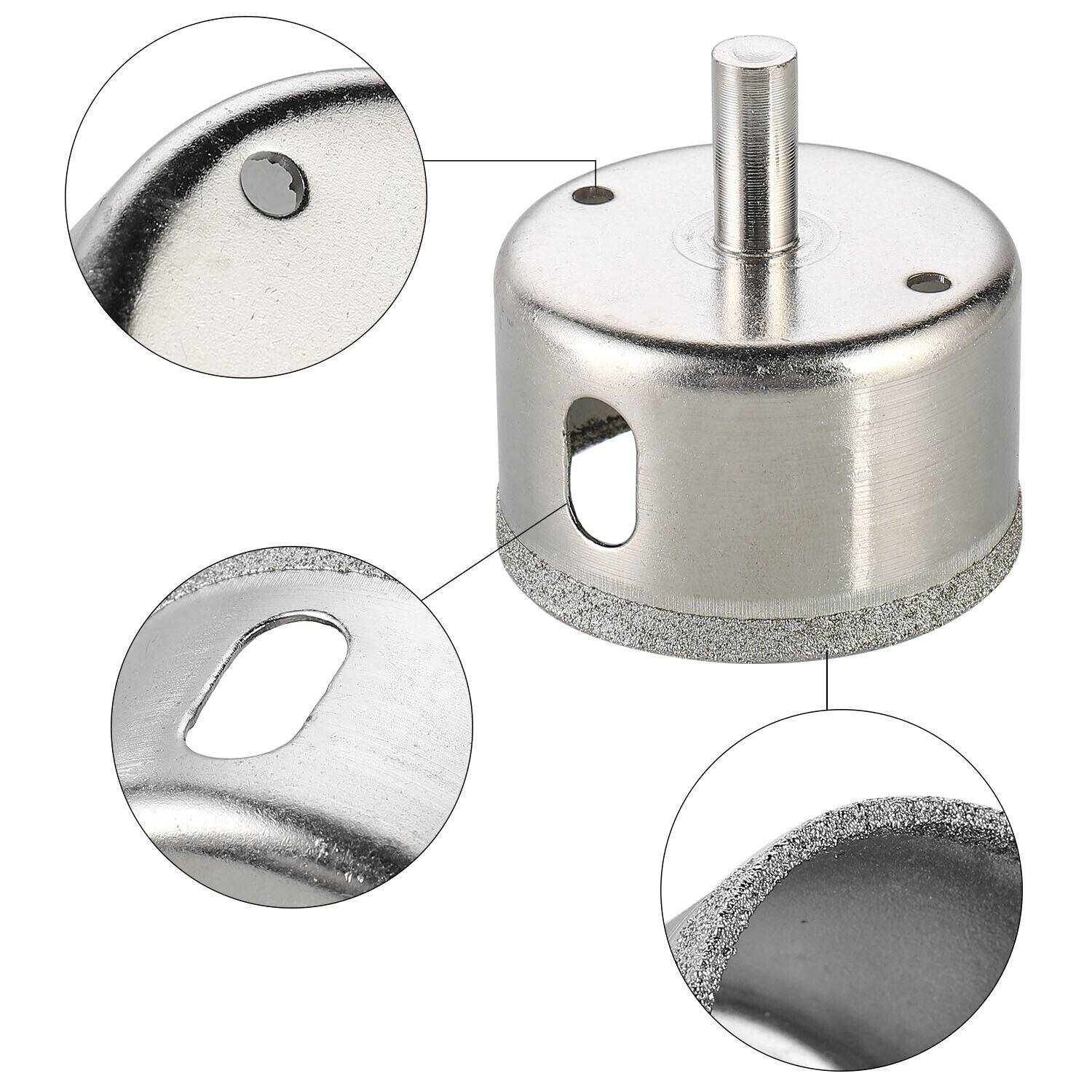 15 Pcs Set Diamond Drill Bit Glass Drill Bit Glass-Stone Tile Drill Bit 6-50mm