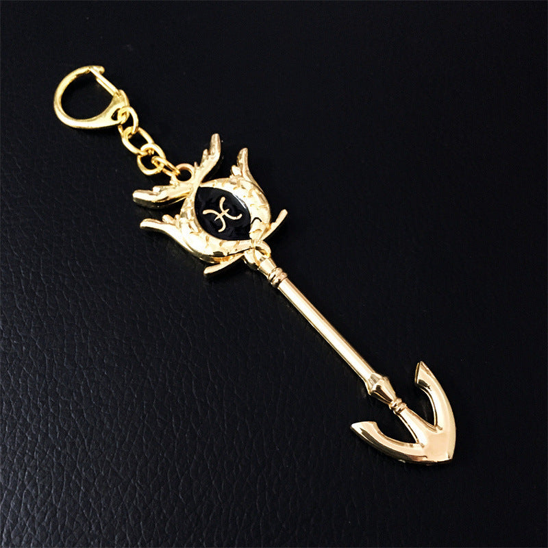 Creative Fashion Twelve Constellation Modeling Alloy Key Ring