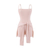 Waist Strap Two-piece Sling Dress