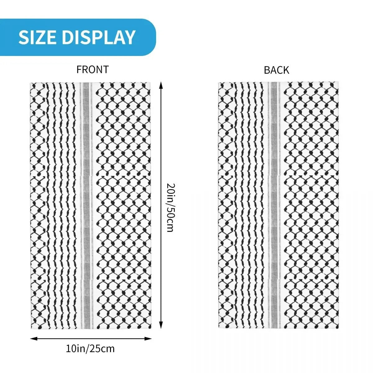 Palestinian Flag Israel Flag Magic Headband