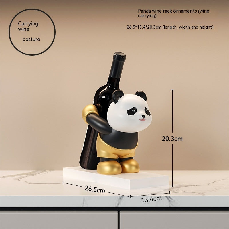 Panda Home Entrance Cabinet Key Storage Ornaments