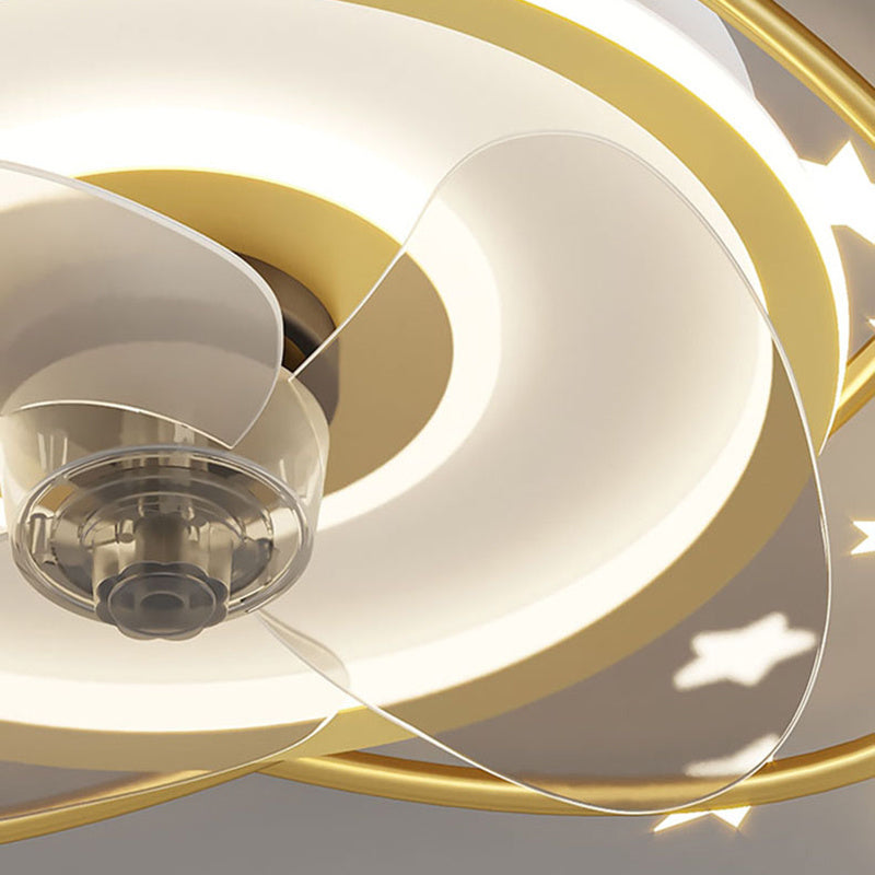 Nordic bedroom decor led lights for room Ceiling fan
