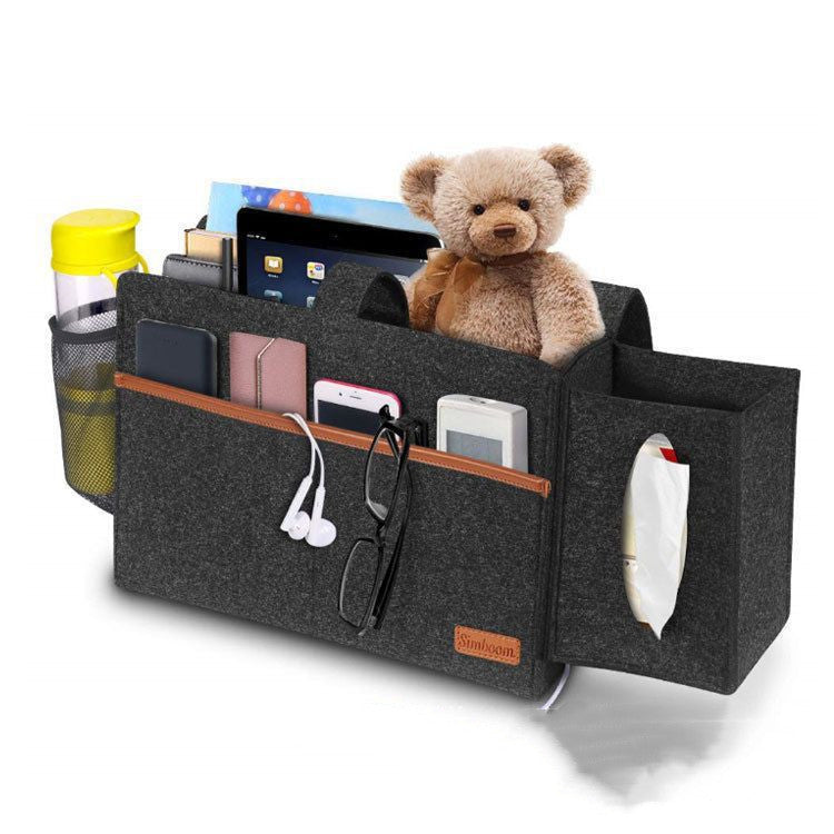 Home Fashion Storage Bedside Felt Shelf Bag