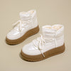 Fleece-lined High-top Snow Boots