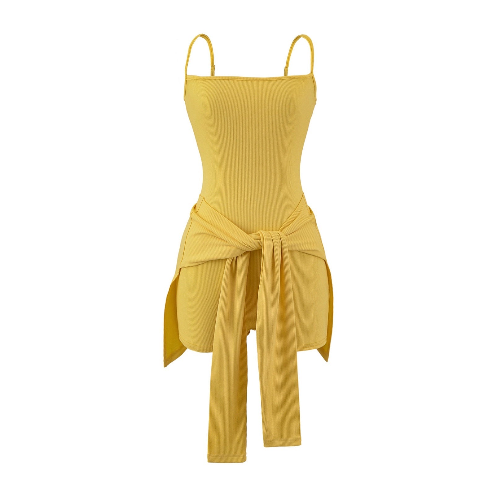 Waist Strap Two-piece Sling Dress