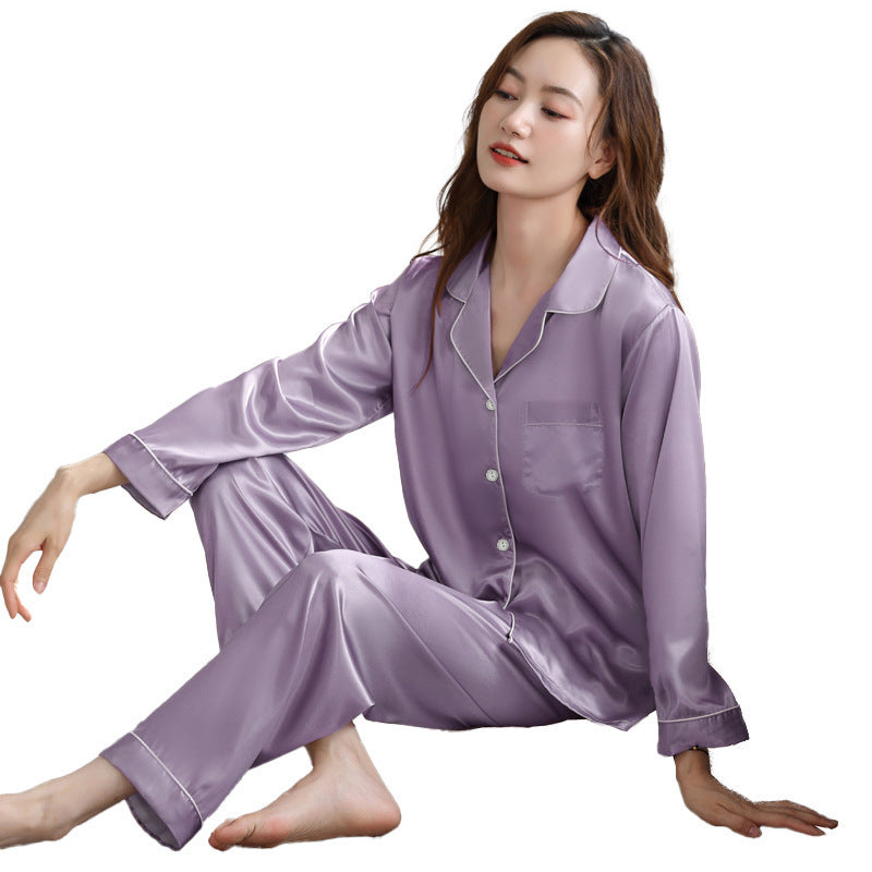 Simple Ice Silk Leisure Homewear